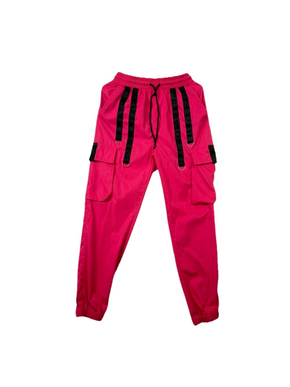 Manfinity Fitness Cargo Pants Hot Pink Harem Dance Pants Women's Small Zumba - Picture 2 of 10